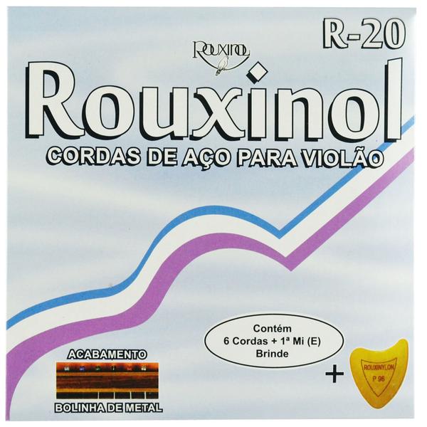 Encordoamento Inox para Violão com Bolinha - Rouxinol