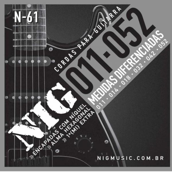 Encordoamento NIG .011 Cordas de Guitarra 011 N61