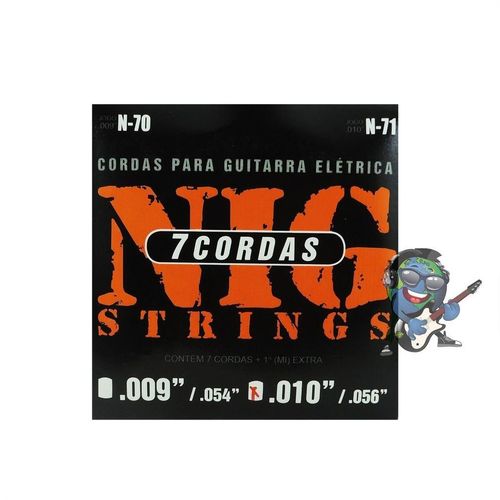 Encordoamento Nig Guitarra de 7 Cordas 010 - 056 N71