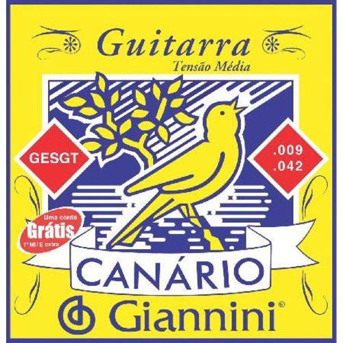 Encordoamento para Guitarra Canario Tensao Media .009 - Gesgt9