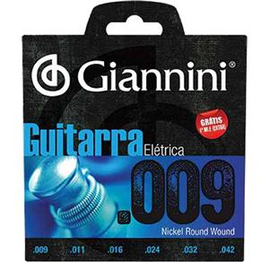 Encordoamento para Guitarra Elétrica Geegst 9 Giannini