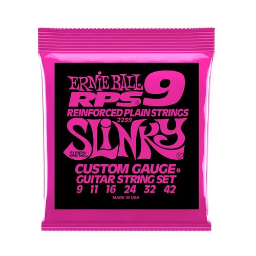 Tudo sobre 'Encordoamento para Guitarra Ernie Ball RPS-9 Super Slinky 2239'
