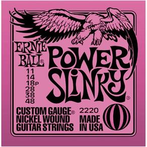 Encordoamento para Guitarra Power Slinky 2220, .011/.048 - Ernie Ball