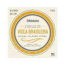 Encordoamento para Viola Brasileira Ej82a - Cebolão Ré / Boiadeira - D"Addario