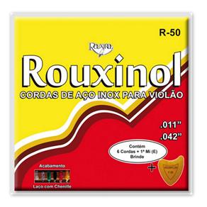 Encordoamento para Violão Aço Chenille Rouxinol R50
