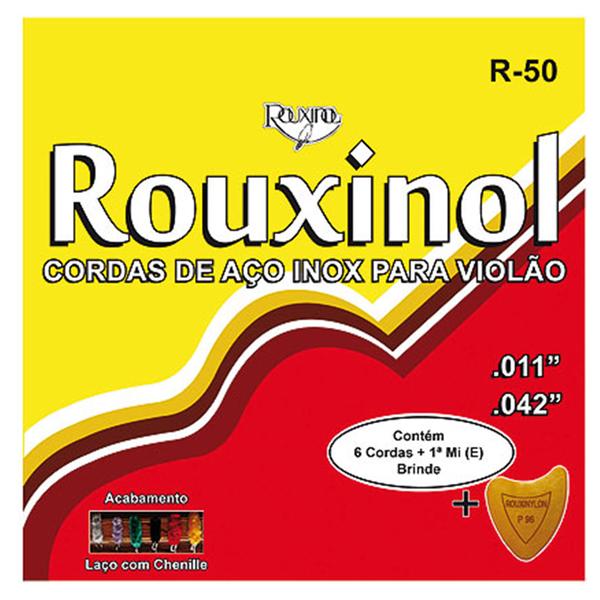 Encordoamento para Violão com Chenille R50 14285 - Rouxinol - Rouxinol