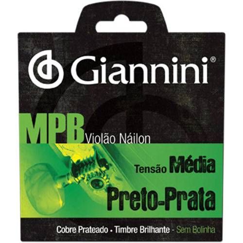 Encordoamento para Violão Genwbs Série Mpb Nylon Médio - Giannini