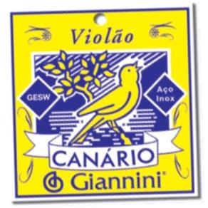 Encordoamento para Violao Geswb Serie Canario Aco 0.11 Giannini