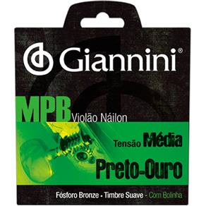 Encordoamento para Violão Nylon MPB Ouro GENWBG Giannini