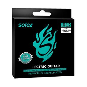 Encordoamento Solez P/ Guitarra SLG12 0.12/0.52 - EC0375
