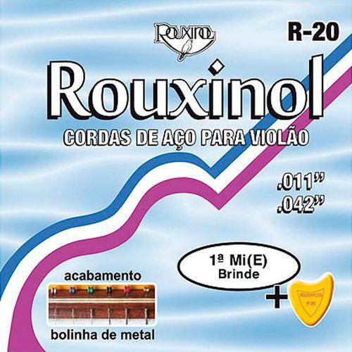 Encordoamento Violão Aço com Bolinha R20 Rouxinol