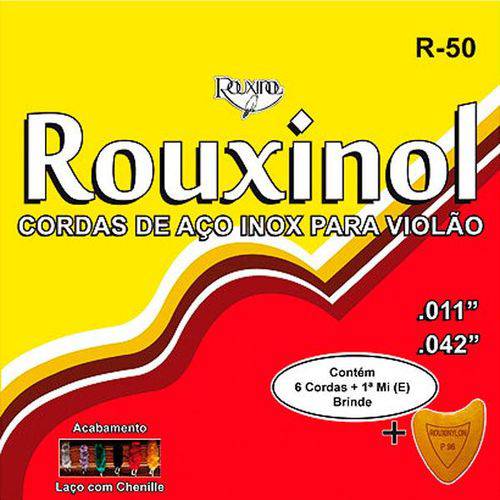 Encordoamento Violão Aço com Chenilha R50 Rouxinol