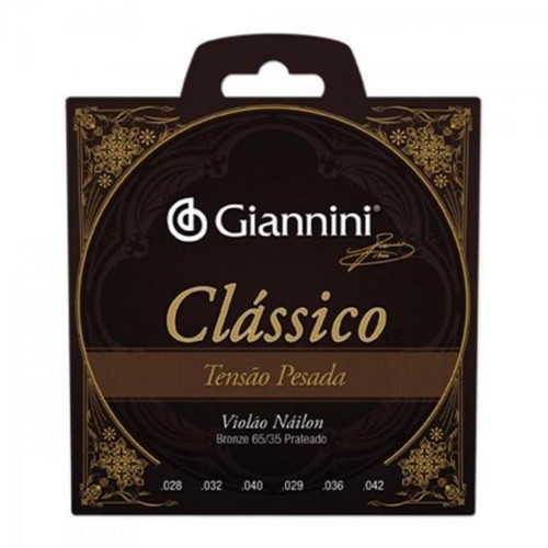 Encordoamento Violão Genwpa Classico Nylon Pesada Giannini