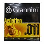 Encordoamento Violão Gespw Série Acústico Aço 0.11 Giannini