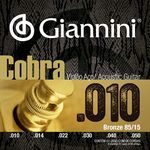 Encordoamento Violao Giannini Geefle 010-050 Aço