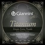Encordoamento Violao Giannini Genwxta Titanium Bronze 85/15 Prateado