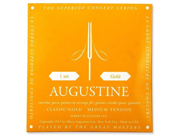 Encordoamento Violão Nylon Augustine Classic Gold Tensão Média