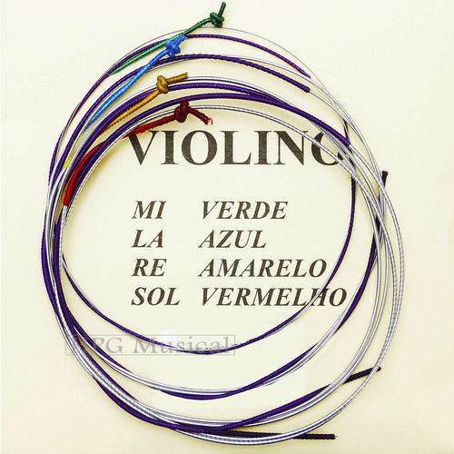 Tudo sobre 'Encordoamento Violino Mauro Calixto Padrão 3/4'