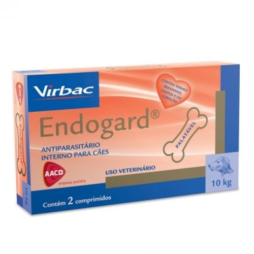 Endogard 10 Kg com 6 Comprimidos Virbac