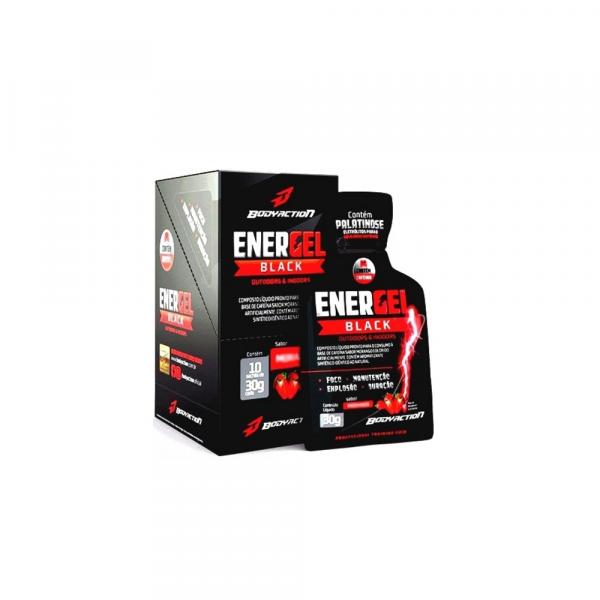 Energel Black (10 Sachês com 30g) - Body Action Sabor: Abacaxi