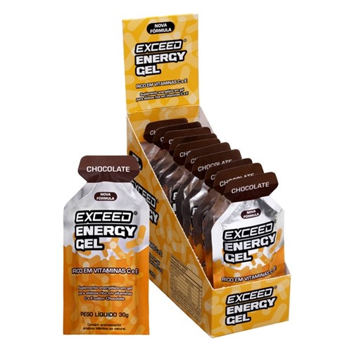 Energy Gel Exceed C/10 (30G) - Sabor Chocolate