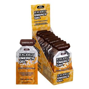 Energy Gel Exceed - Sabor Chocolate - 10 X 30 G