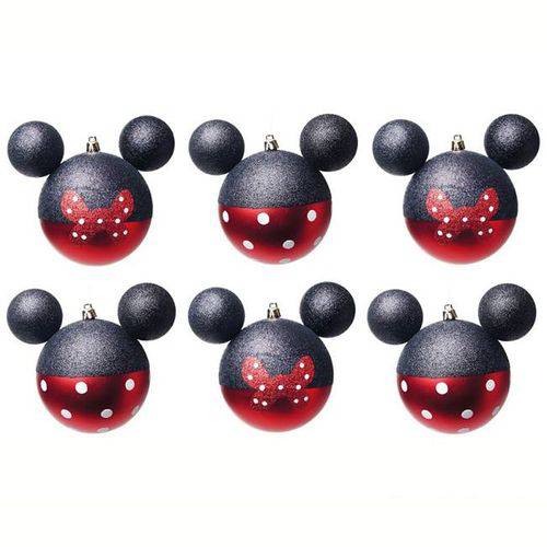 Enfeite de Natal Bolas da Minnie - Disney