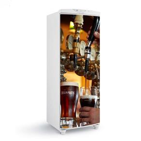 Envelopamento de Geladeira Porta Chopeira Guinness 150X60cm