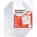 Envelope Plastico Oficio 4furos Grosso 0.15mm Pct.c/50 Dac