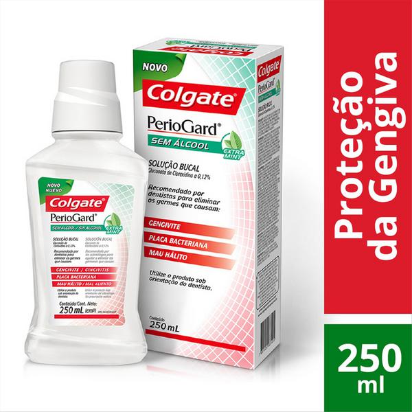 Enxaguante Bucal Colgate PerioGard Extra Mint 250ml