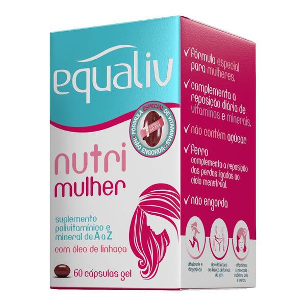 Equaliv Nutri Mulher / Polivitamínico / 60 Cápsulas
