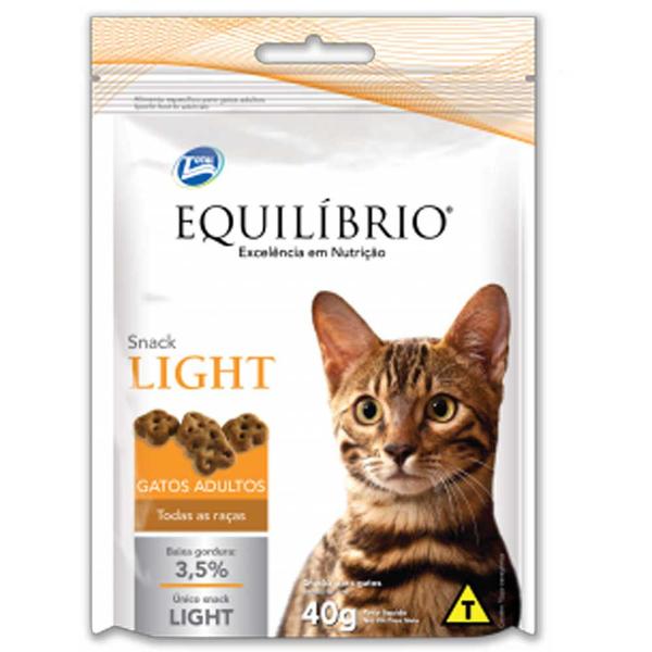 Equilibrio Snack Light para Gatos Adultos- 40g - Total