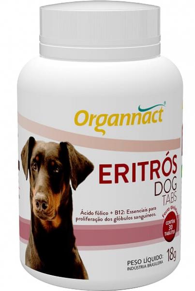 Eritrós Dog Tabs 18 G Organnact 18g