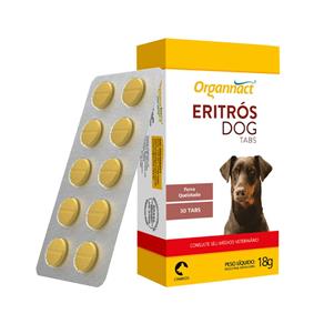 Eritros Dog Tabs 18g Blister Organnact Suplemento Cães