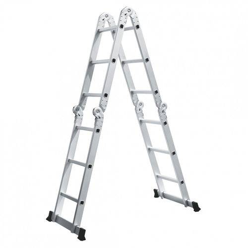 Tudo sobre 'Escada em Alumínio Multifuncional 14 em 1 com Plataformas Isadora Design'