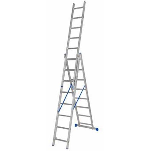 Escada Extensiva Multifuncional 3x8 - Mor
