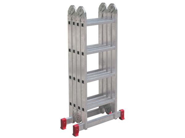 Tudo sobre 'Escada Multifuncional 4x4 Botafogo 16 Degraus - Extensível em Aço e Aluminio'
