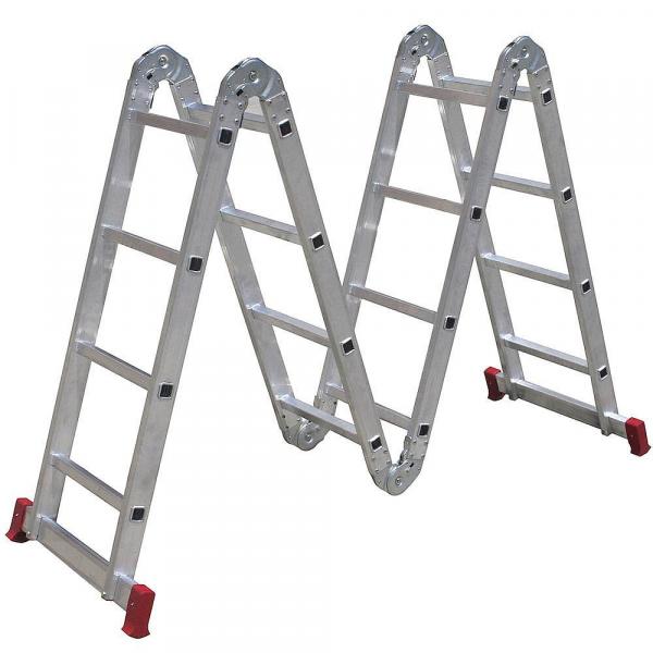 Escada Multifuncional 8 em 1 3x4 Aluminio Worker