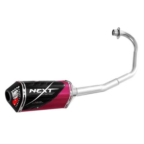 Escapamento Esportivo P/ Moto Titan 150 Sport Pro Tork Next Pink