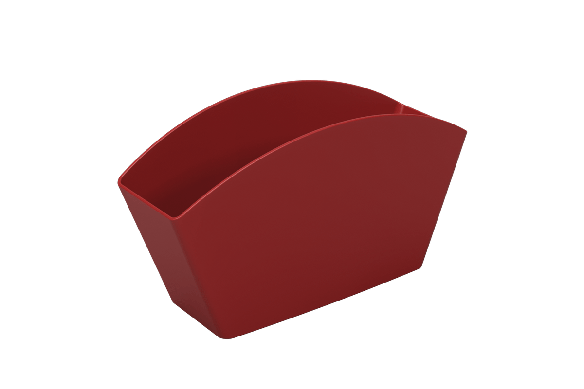 Escorredor de Talheres Basic 21,5 X 10,6 X 4,5 Cm Vermelho Bold Coza