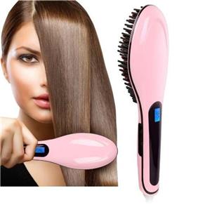 Escova Alisadora Fast Hair Straightener Rosa - BIVOLT