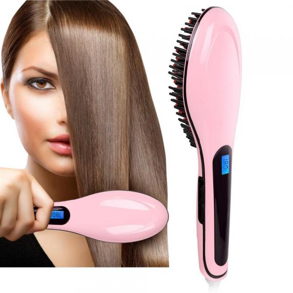 Escova Alisadora para Cabelos - Fast Hair Straightener - Supermedy