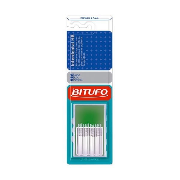 Escova Bitufo Interdental HB Ultra Fina 2mm (Branco)