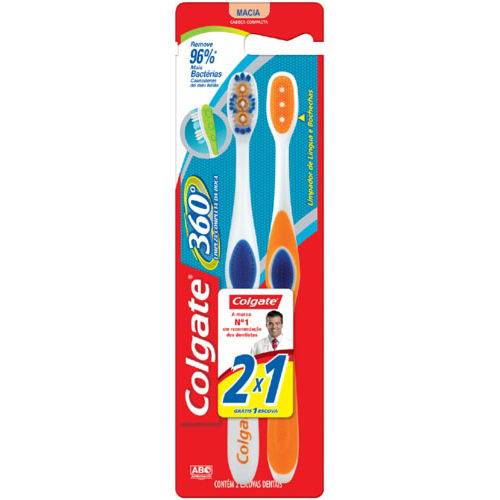 Escova D Colgate 360 Macia L2p1 1x2un*1631