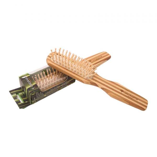 Escova de Bambu Retangular Orgânica Escova