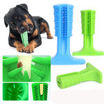 Escova de Dentes para Pet, Cachorros - Mantém Dentes Limpos Cor Azul 1003