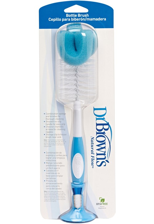 Escova de Mamadeira Azul Dr.Bronws