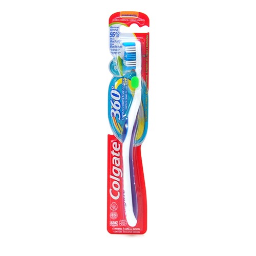 Escova Dental Colgate 360° Macia Cores Sortidas com 1 Unidade