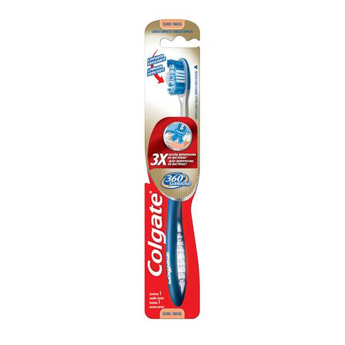 Escova Dental Colgate 360 Surround Cabo Compacto - Macia