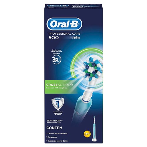Escova Dental Elétrica Oral-B Professional Care 500 - 110V